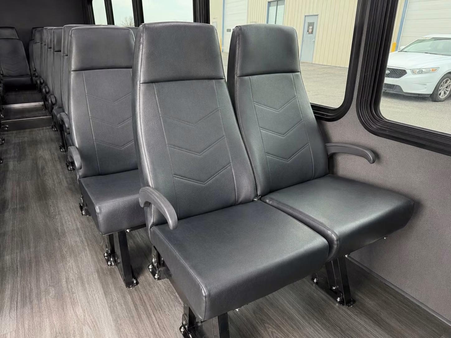 15 passenger minibus interior