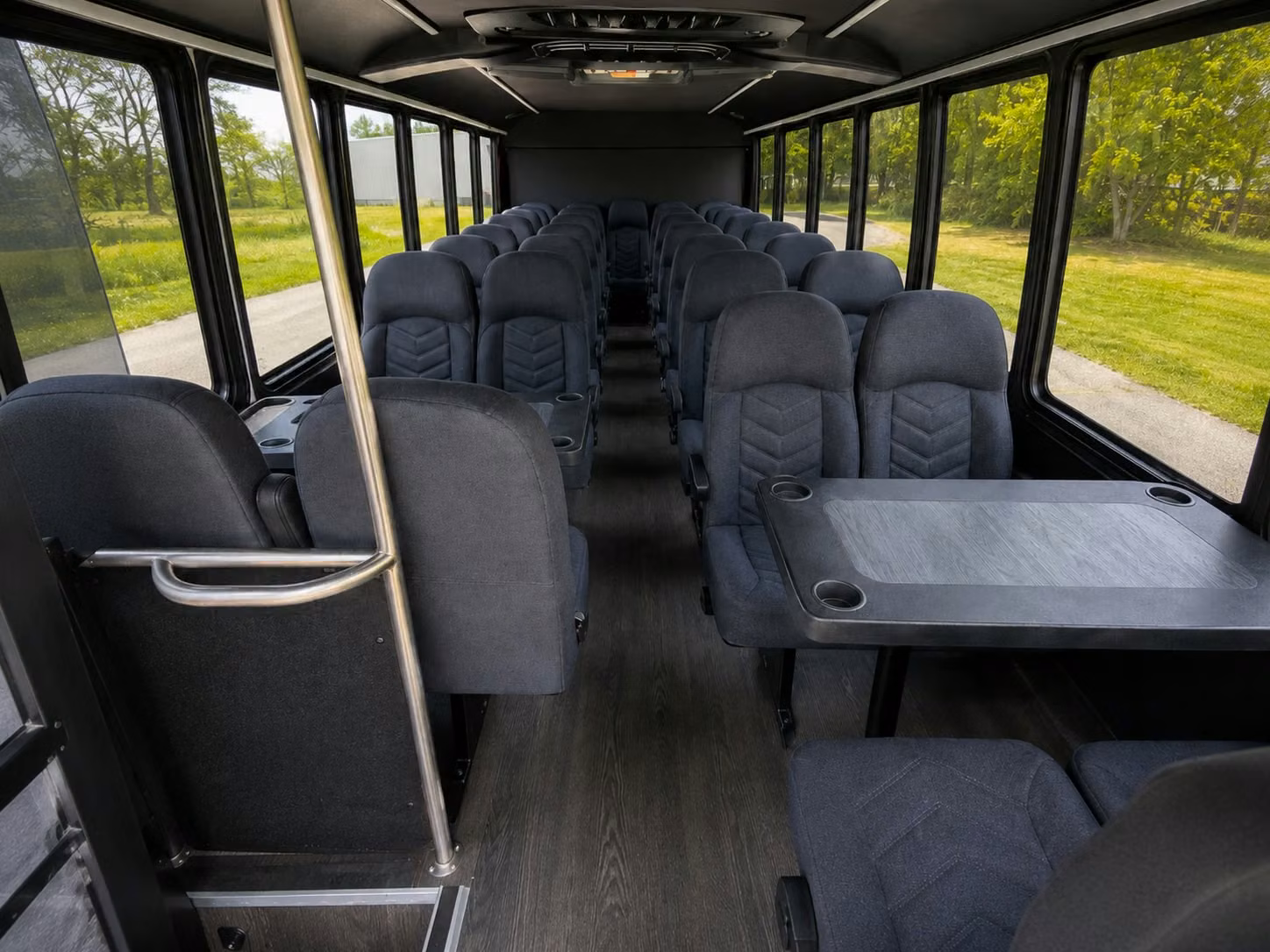 18 passenger minibus interior