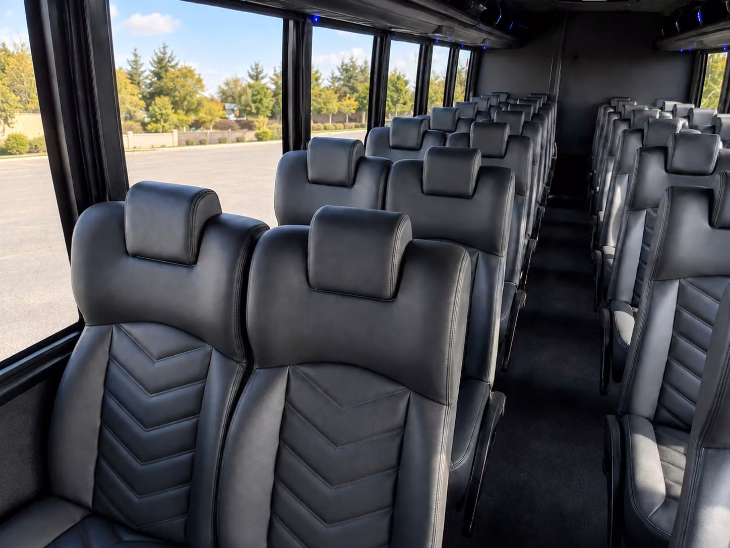 20 passenger minibus inside
