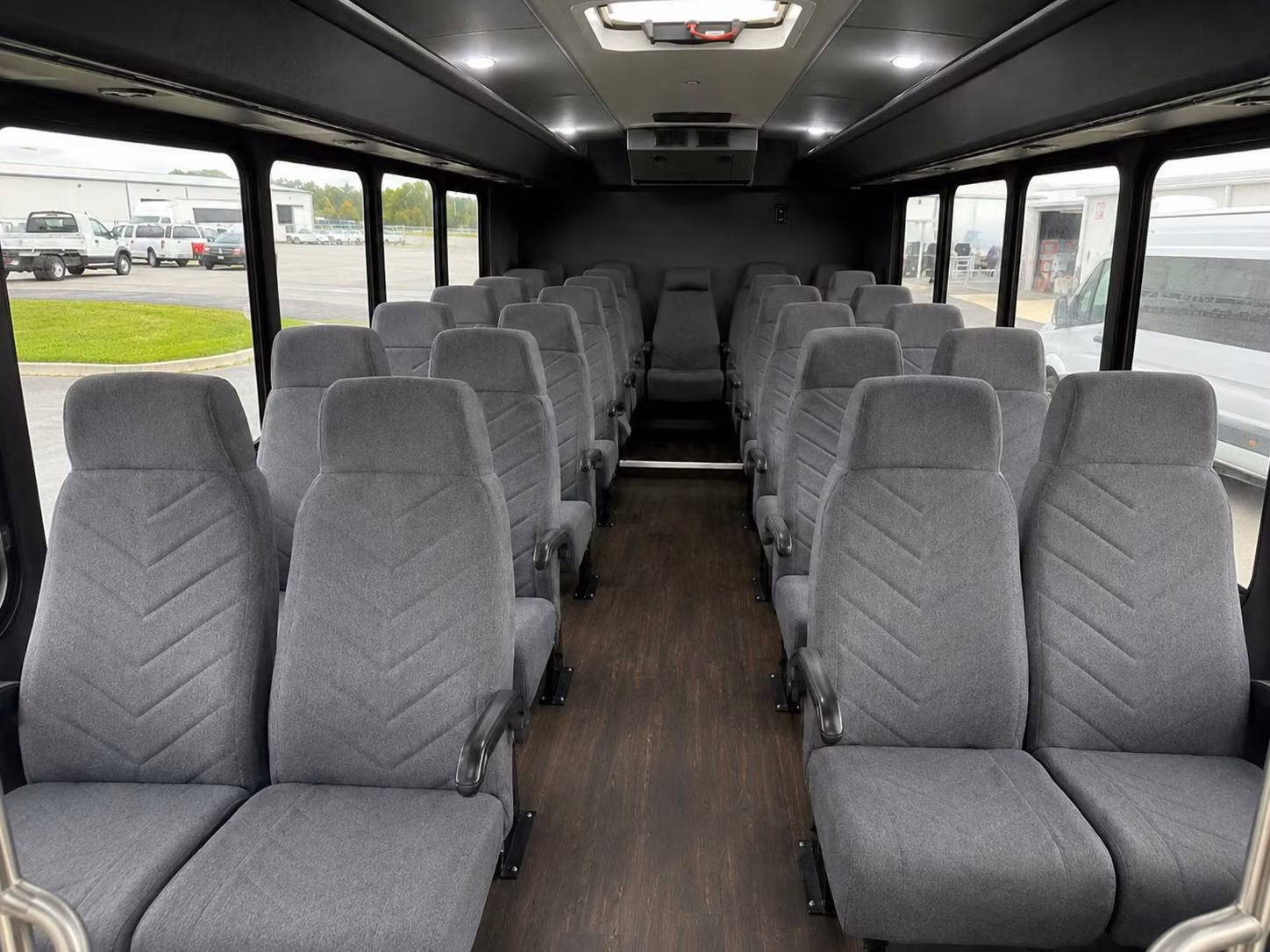 20 passenger minibus interior