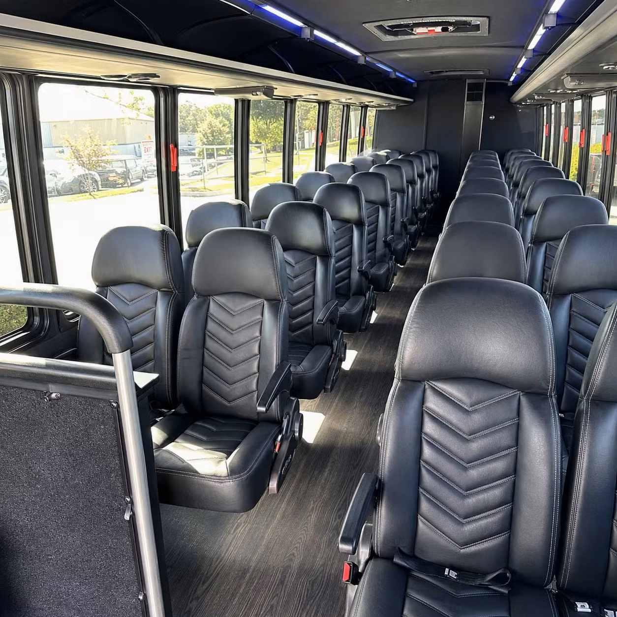 25 passenger minibus inside