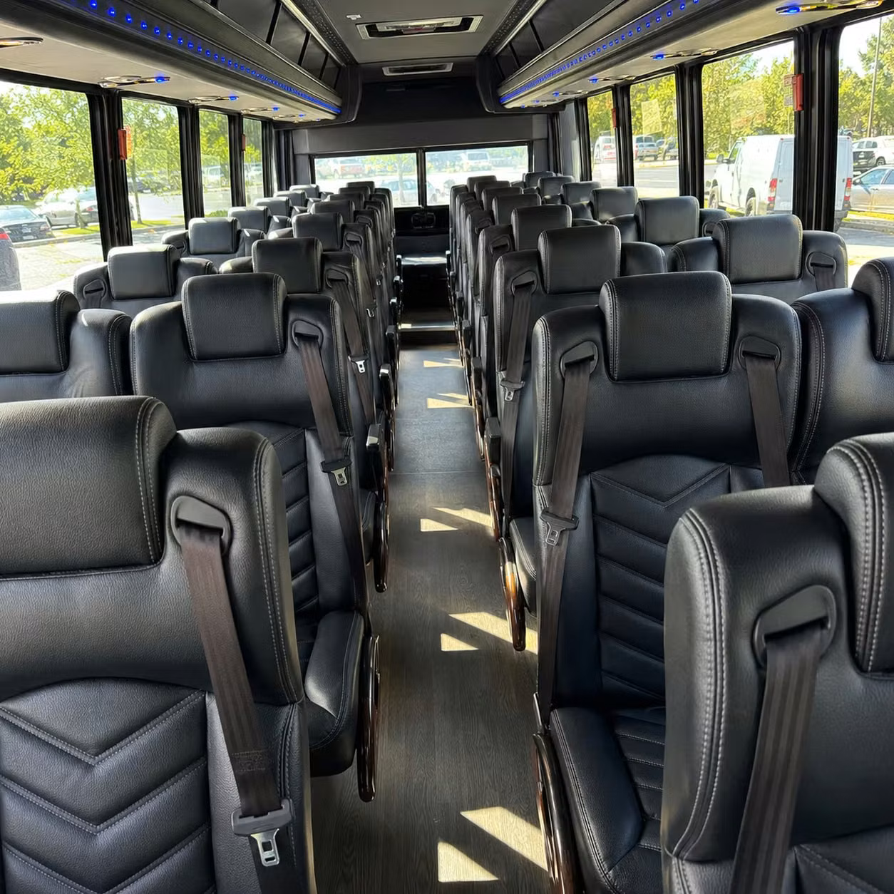 30 passenger minibus interior