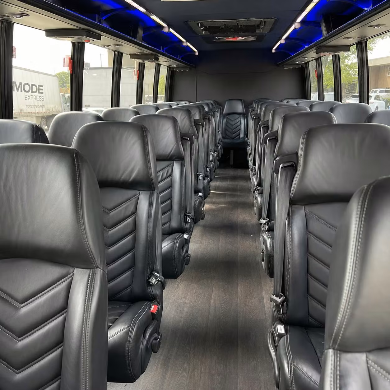 35 passenger minibus interior