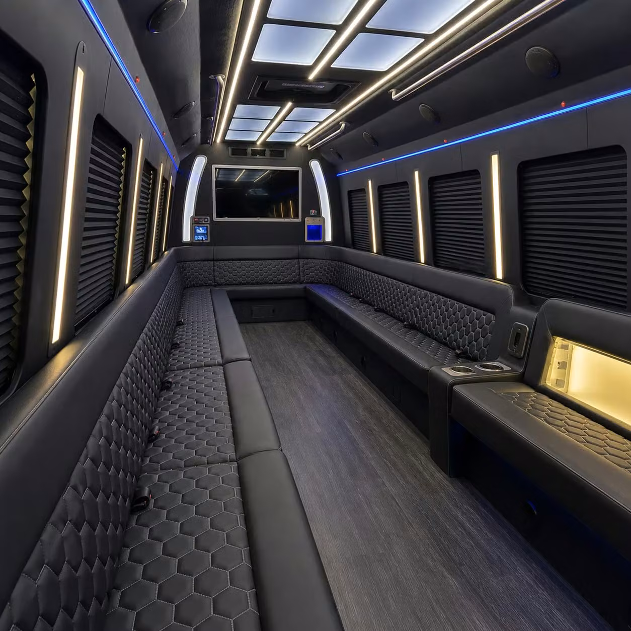 party bus interior