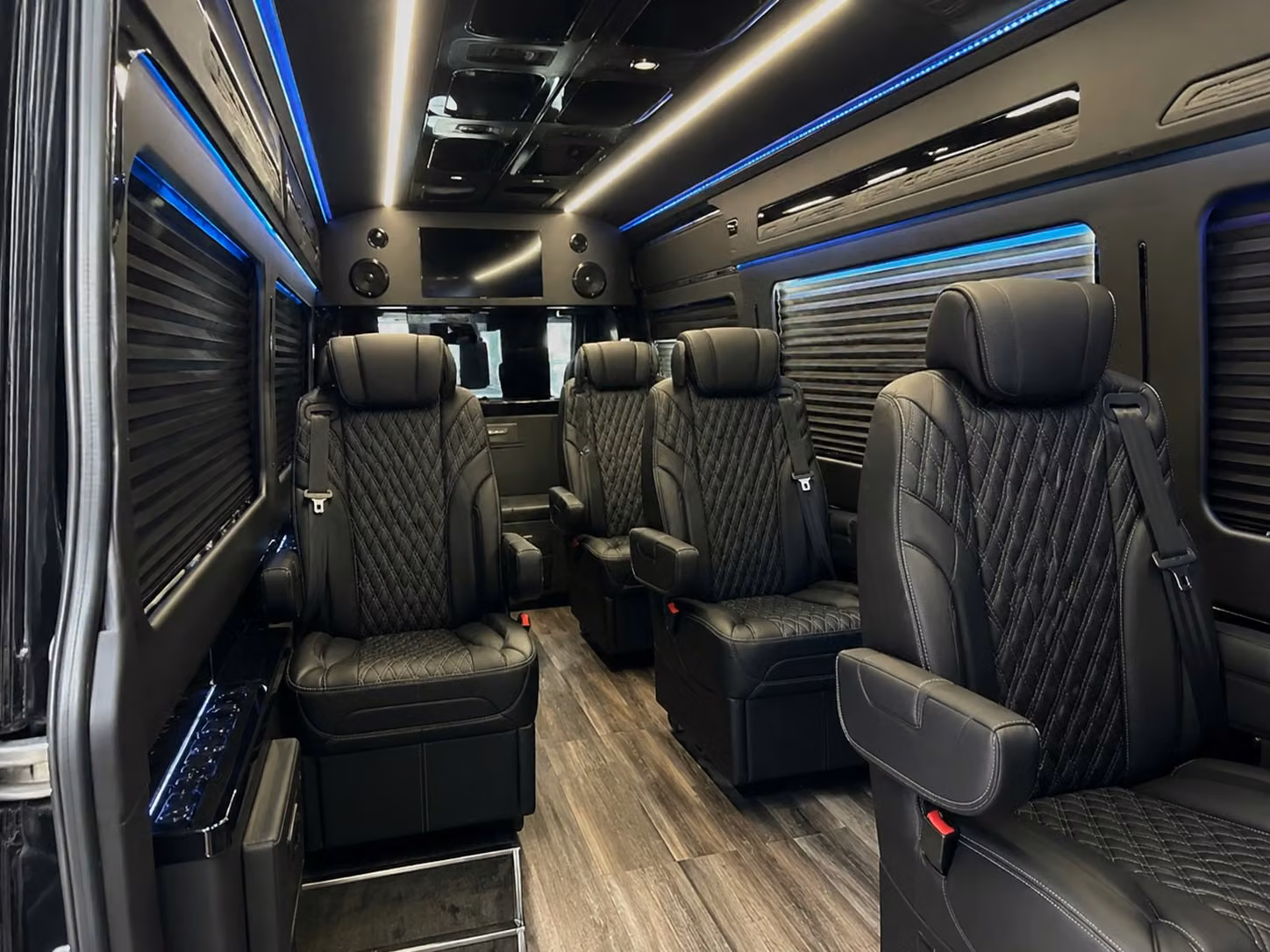 sprinter van with driver interior